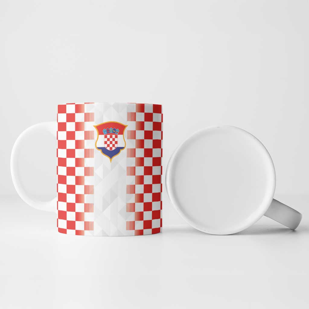 Custom Croatia Football Ceramic Mug Vatreni Glory 2026