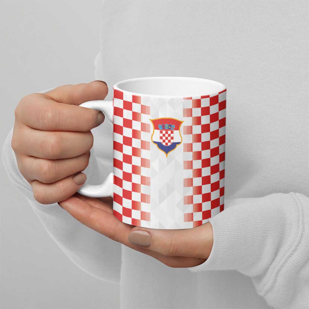 Custom Croatia Football Ceramic Mug Vatreni Glory 2026