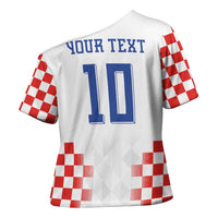 Custom Croatia Football Cross Shoulder Shirt Vatreni Glory 2026