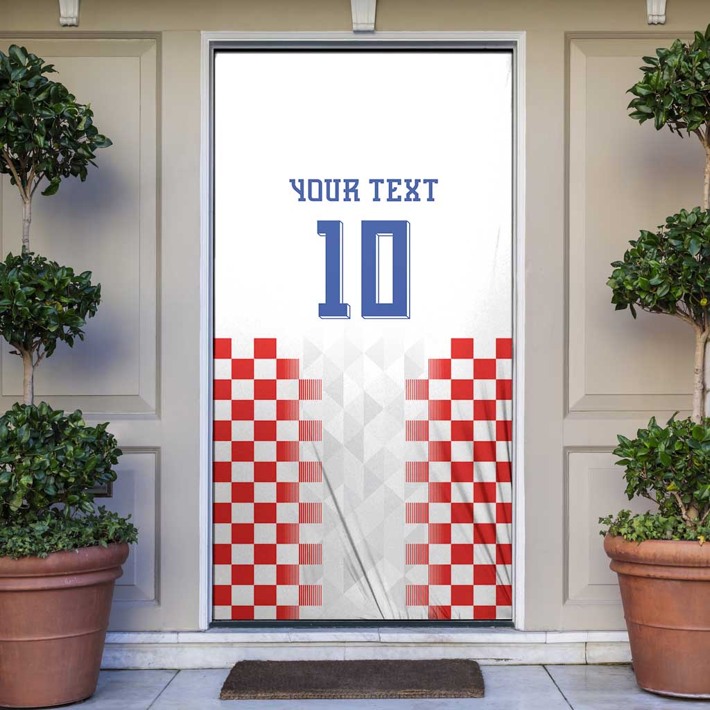 Custom Croatia Football Door Cover Vatreni Glory 2026