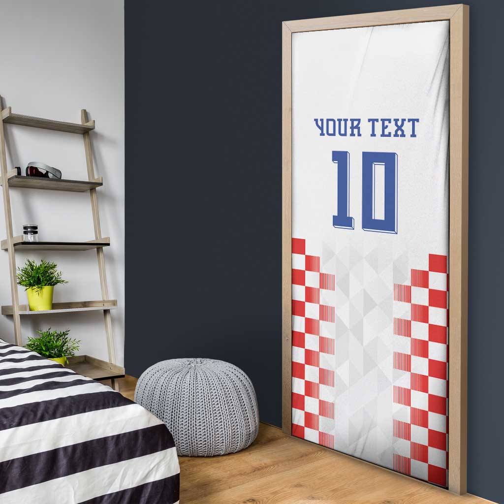 Custom Croatia Football Door Cover Vatreni Glory 2026