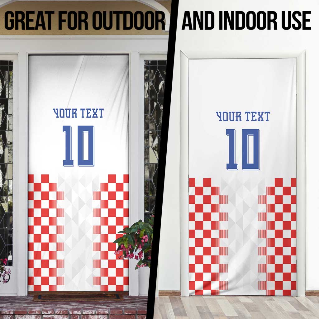 Custom Croatia Football Door Cover Vatreni Glory 2026