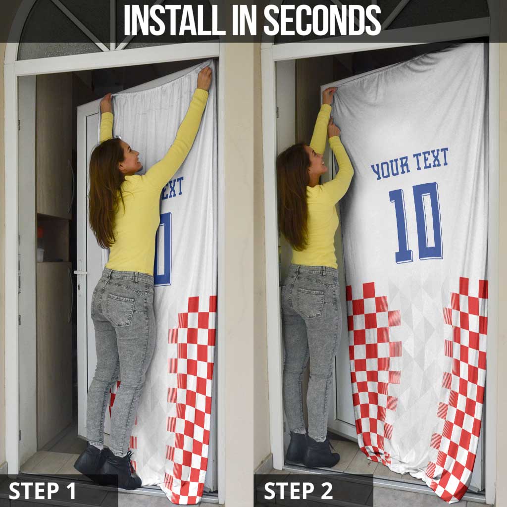 Custom Croatia Football Door Cover Vatreni Glory 2026