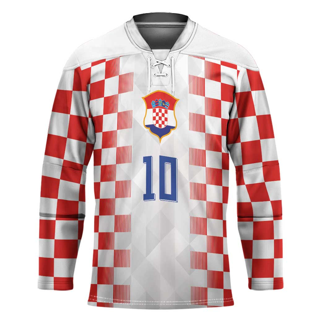 Custom Croatia Football Hockey Jersey Vatreni Glory 2026