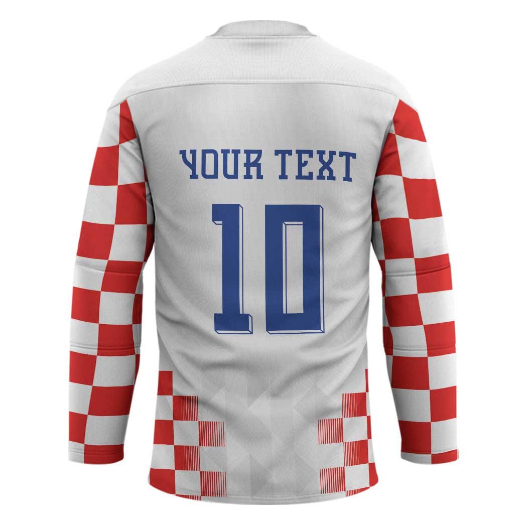 Custom Croatia Football Hockey Jersey Vatreni Glory 2026