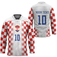 Custom Croatia Football Hockey Jersey Vatreni Glory 2026