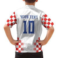 Custom Croatia Football Kid Hawaiian Shirt Vatreni Glory 2026