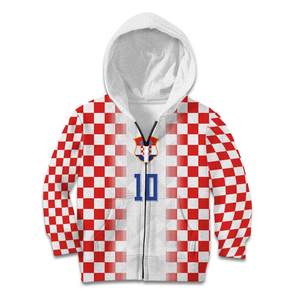 Custom Croatia Football Kid Hoodie Vatreni Glory 2026