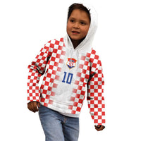 Custom Croatia Football Kid Hoodie Vatreni Glory 2026