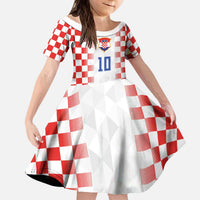 Custom Croatia Football Kid Short Sleeve Dress Vatreni Glory 2026