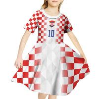 Custom Croatia Football Kid Short Sleeve Dress Vatreni Glory 2026