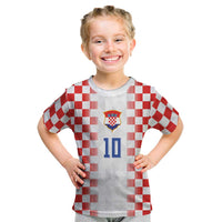Custom Croatia Football Kid T Shirt Vatreni Glory 2026