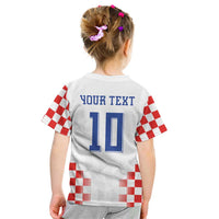 Custom Croatia Football Kid T Shirt Vatreni Glory 2026