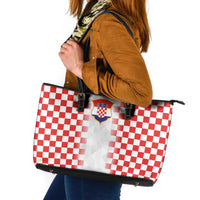 Croatia Football Leather Tote Bag Vatreni Glory 2026