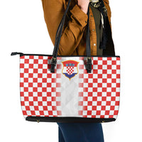 Croatia Football Leather Tote Bag Vatreni Glory 2026