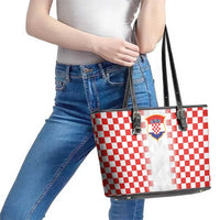 Croatia Football Leather Tote Bag Vatreni Glory 2026