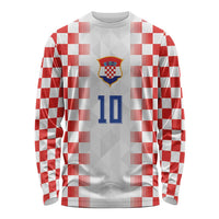 Custom Croatia Football Long Sleeve Shirt Vatreni Glory 2026