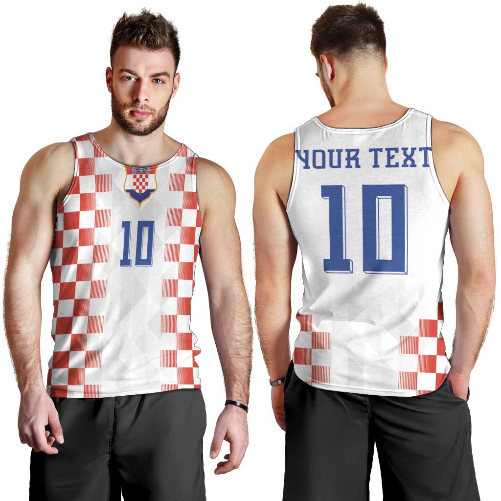 Custom Croatia Football Men Tank Top Vatreni Glory 2026