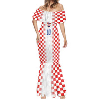 Custom Croatia Football Mermaid Dress Vatreni Glory 2026