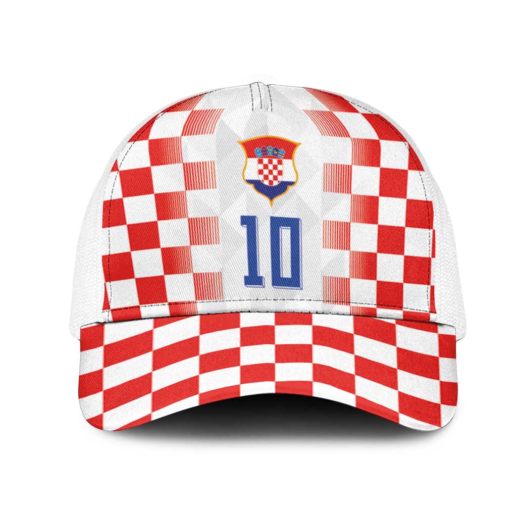 Custom Croatia Football Mesh Trucker Cap Vatreni Glory 2026