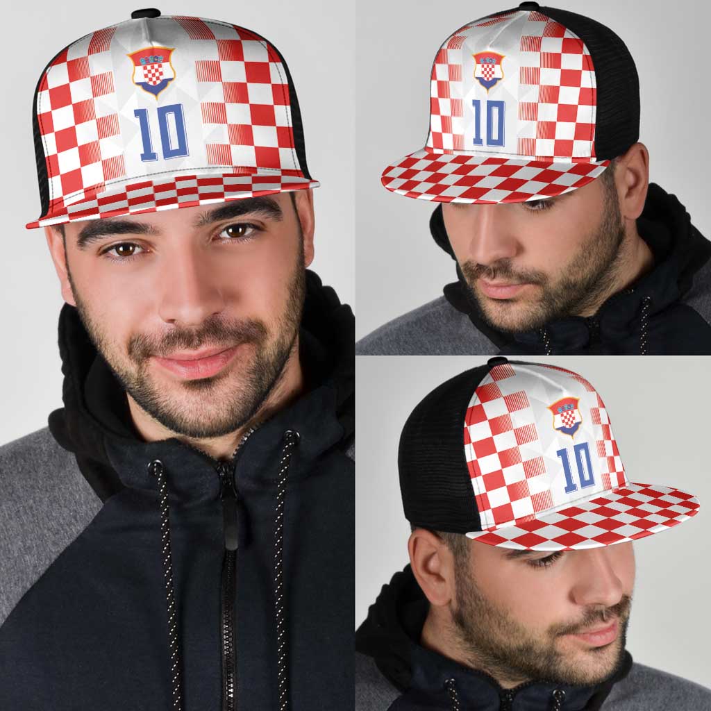 Custom Croatia Football Mesh Trucker Cap Vatreni Glory 2026