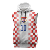 Custom Croatia Football Sleeveless Hoodie Vatreni Glory 2026