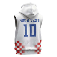 Custom Croatia Football Sleeveless Hoodie Vatreni Glory 2026