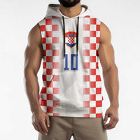 Custom Croatia Football Sleeveless Hoodie Vatreni Glory 2026