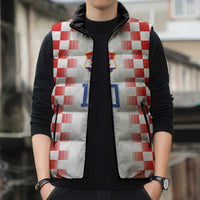 Custom Croatia Football Sleeveless Puffer Jacket Vatreni Glory 2026