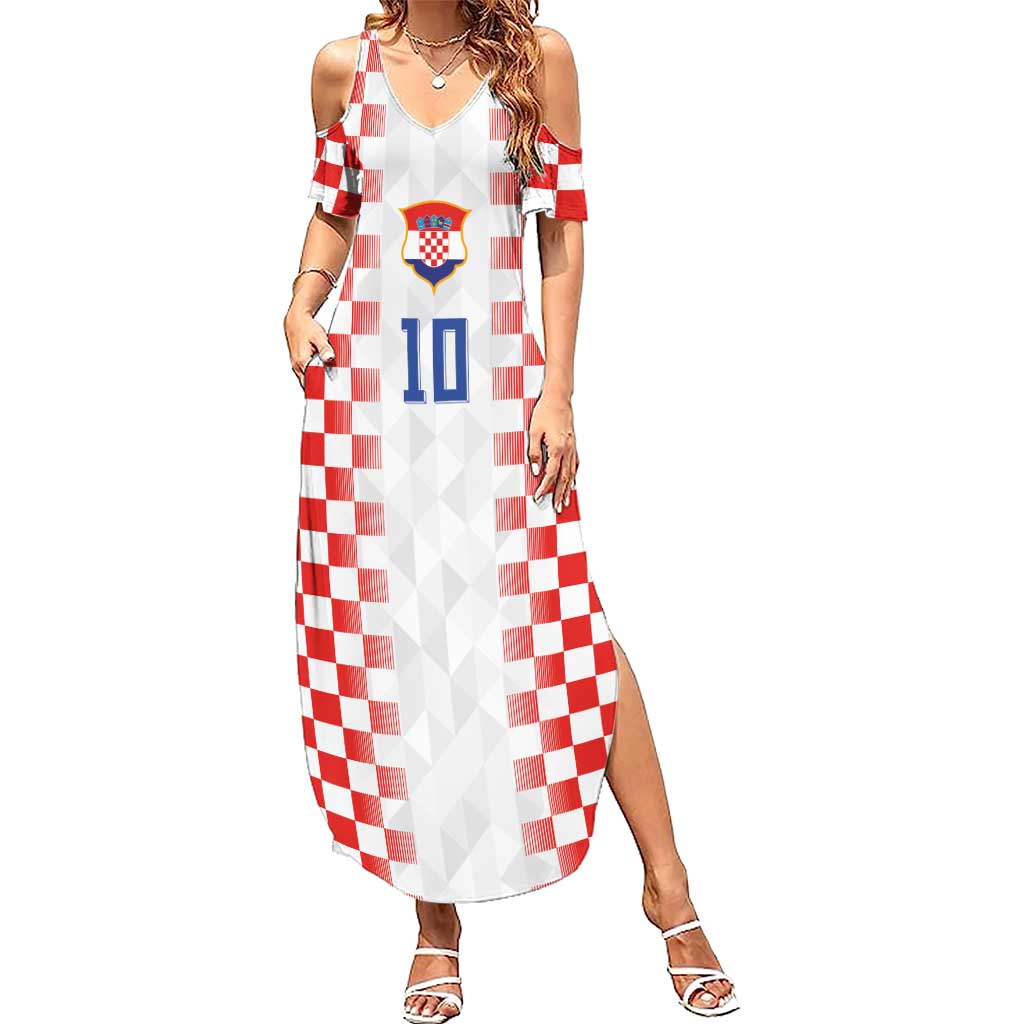 Custom Croatia Football Summer Maxi Dress Vatreni Glory 2026