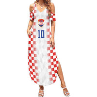 Custom Croatia Football Summer Maxi Dress Vatreni Glory 2026