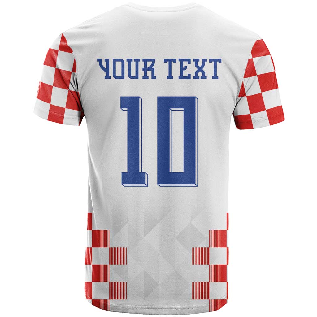 Custom Croatia Football T Shirt Vatreni Glory 2026