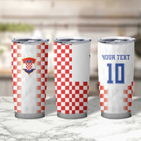 Custom Croatia Football Tumbler Cup Vatreni Glory 2026