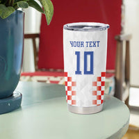 Custom Croatia Football Tumbler Cup Vatreni Glory 2026