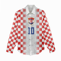 Custom Croatia Football Women Casual Shirt Vatreni Glory 2026