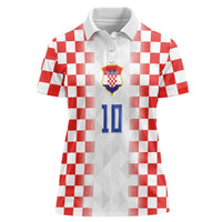 Custom Croatia Football Women Polo Shirt Vatreni Glory 2026
