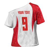 Custom Turkey Volleyball Cross Shoulder Shirt Sport Wings Style
