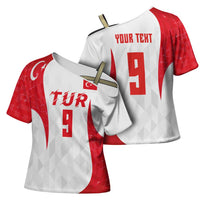 Custom Turkey Volleyball Cross Shoulder Shirt Sport Wings Style