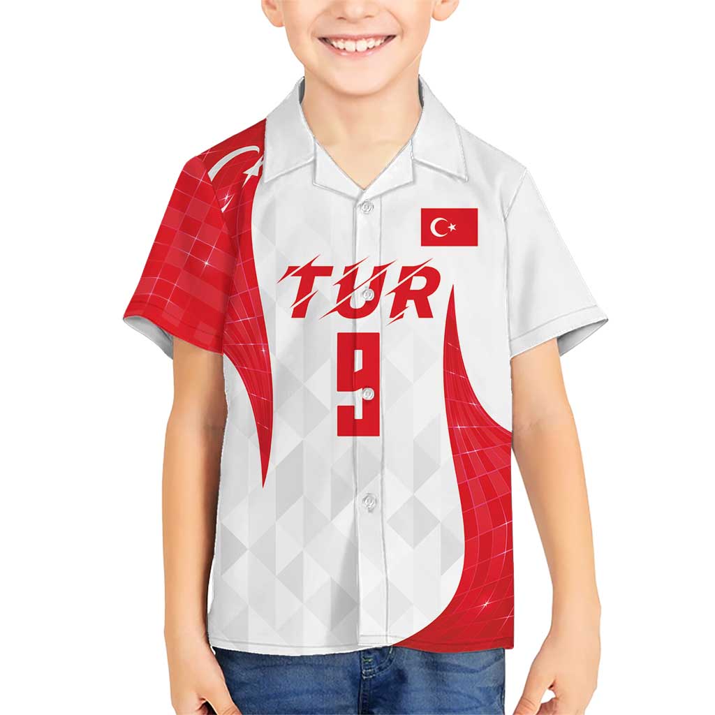 Custom Turkey Volleyball Kid Hawaiian Shirt Sport Wings Style