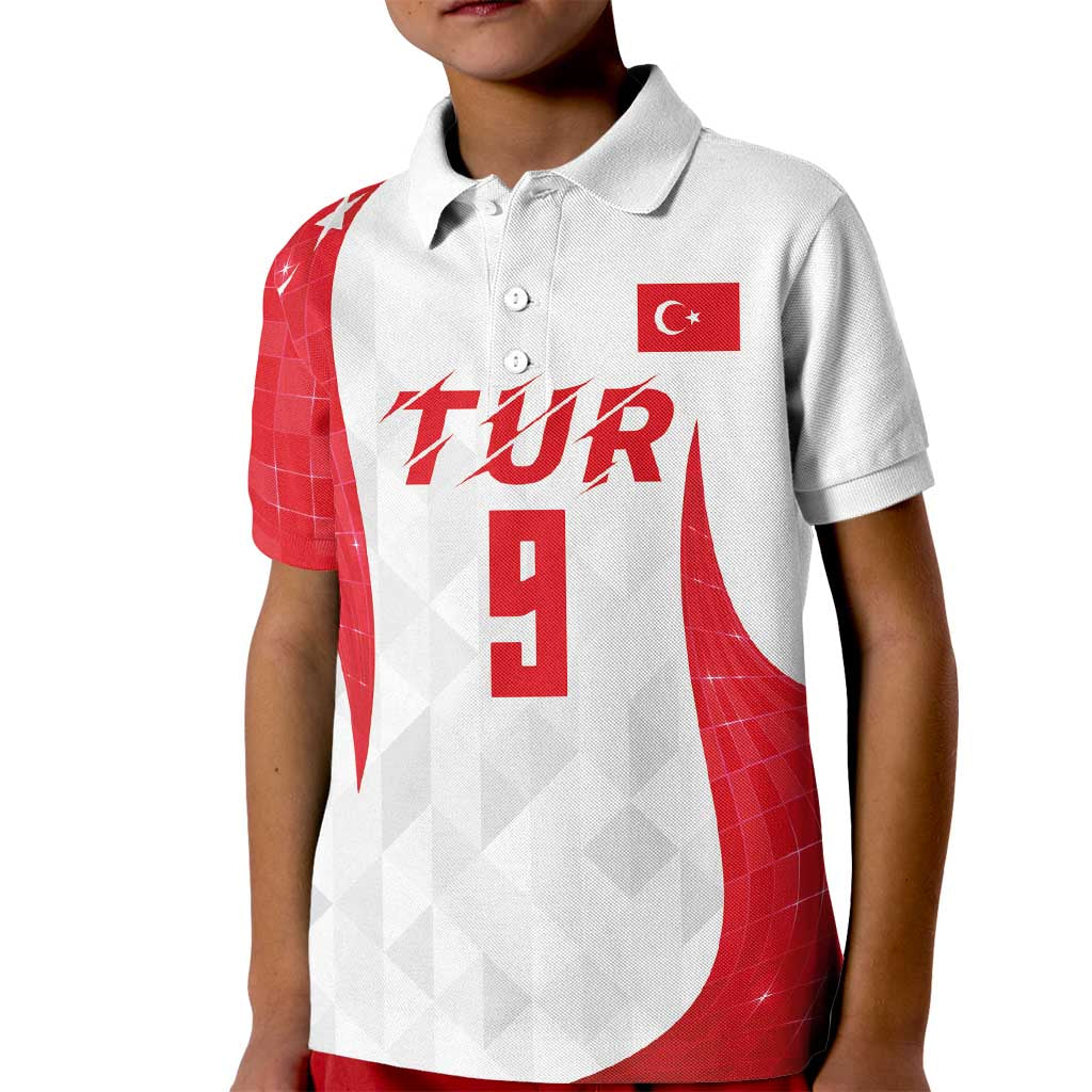 Custom Turkey Volleyball Kid Polo Shirt Sport Wings Style