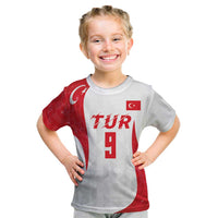 Custom Turkey Volleyball Kid T Shirt Sport Wings Style