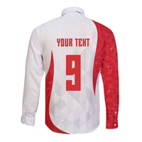 Custom Turkey Volleyball Long Sleeve Button Shirt Sport Wings Style