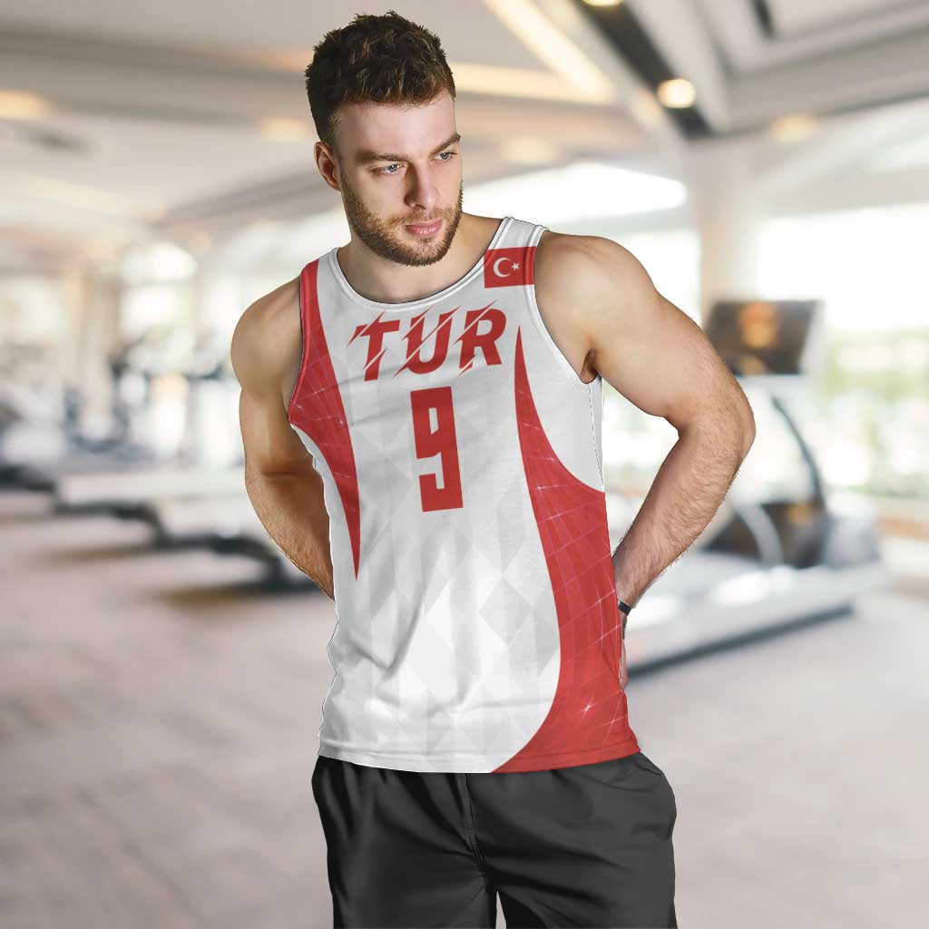 Custom Turkey Volleyball Men Tank Top Sport Wings Style