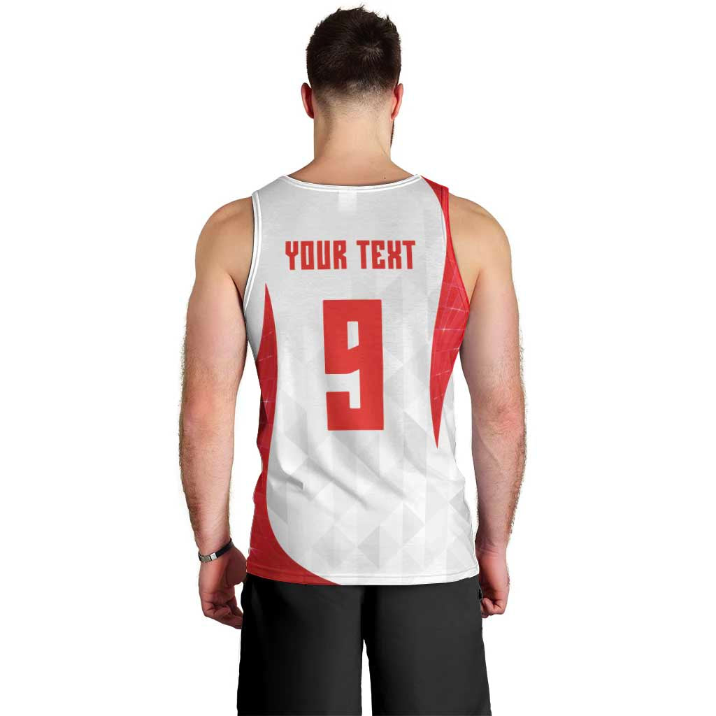 Custom Turkey Volleyball Men Tank Top Sport Wings Style