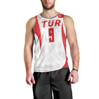 Custom Turkey Volleyball Men Tank Top Sport Wings Style