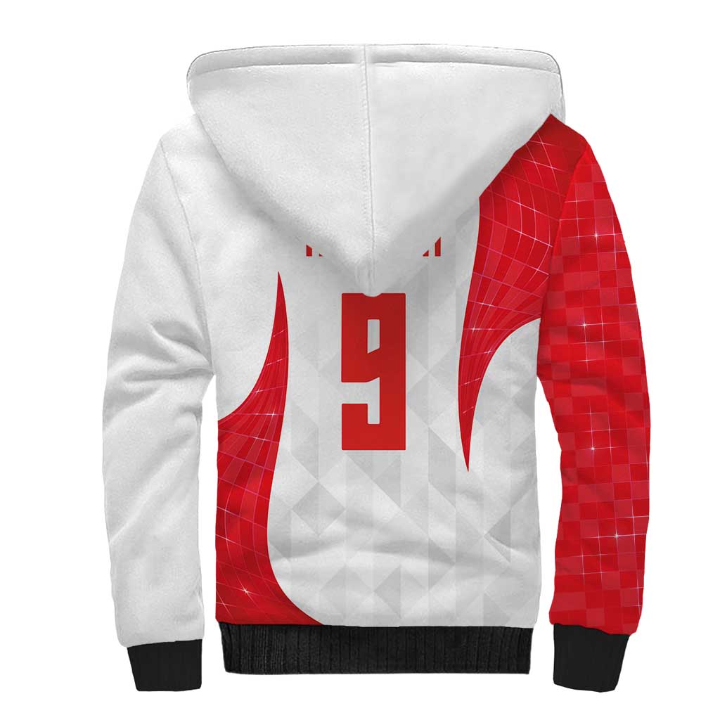 Custom Turkey Volleyball Sherpa Hoodie Sport Wings Style