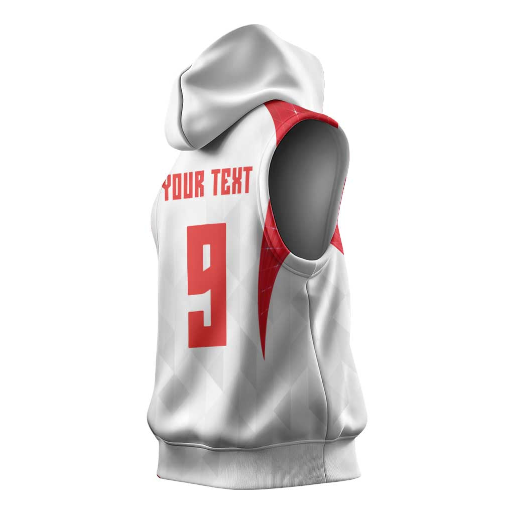 Custom Turkey Volleyball Sleeveless Hoodie Sport Wings Style