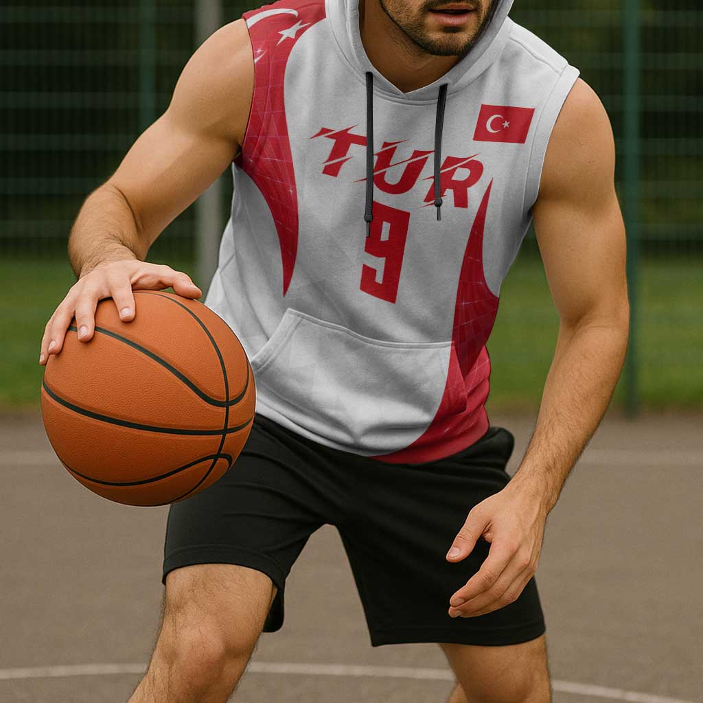 Custom Turkey Volleyball Sleeveless Hoodie Sport Wings Style
