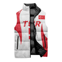 Custom Turkey Volleyball Sleeveless Puffer Jacket Sport Wings Style