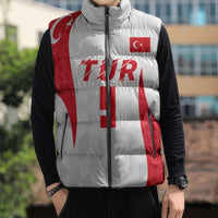 Custom Turkey Volleyball Sleeveless Puffer Jacket Sport Wings Style